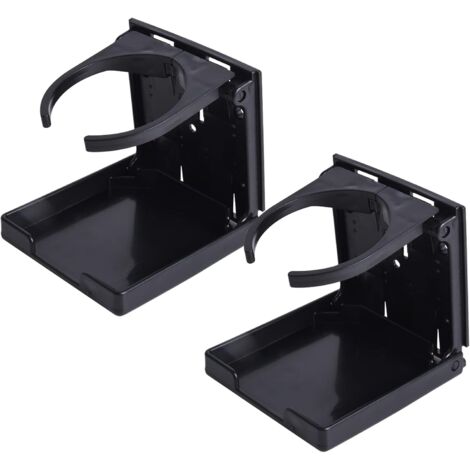 2 portavasos universales ajustables para camiones y barcos. Portavasos ajustable de pared, plegable, para escritorio.