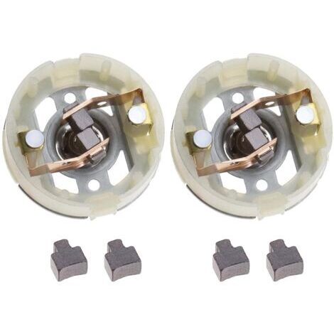 2 porte-balais de charbon pour le moteur RS550 et 4 balais de charbon pour la perceuse-visseuse