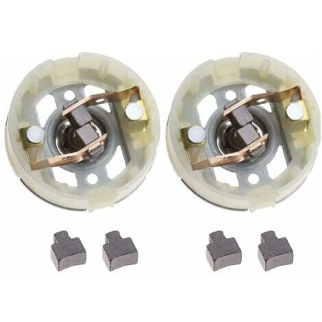 2 porte-balais de charbon pour le moteur RS550 et 4 balais de charbon pour la perceuse-visseuse