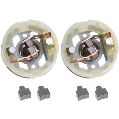 2 porte-balais de charbon pour le moteur RS550 et 4 balais de charbon pour la perceuse-visseuse