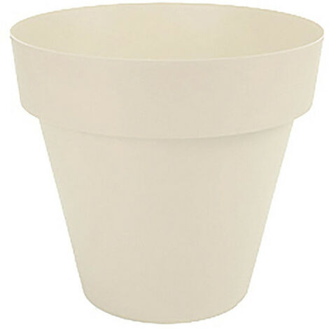 2 Pot De Fleur Couleur Ocre ø14cm