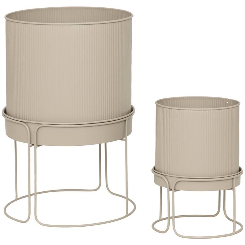 2 pots Aze lin D30 x44,3cm Atmosphera créateur d'intérieur