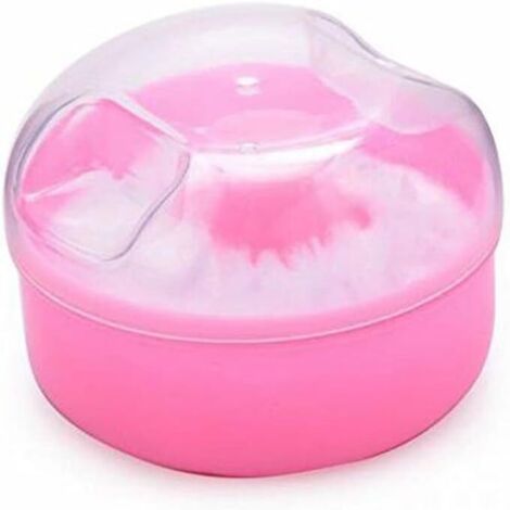 2 pots de poudre pour bébé PCS (rose),