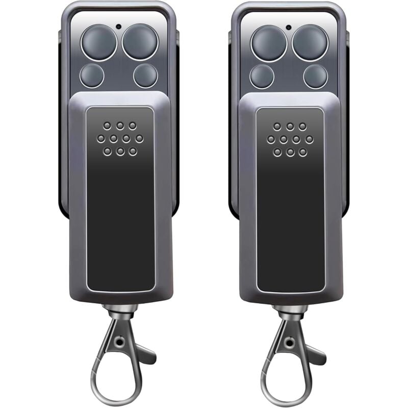 2 pour 114253 AVIDSEN Télécommande Motorisation Portail Porte de Garage 433mhz
