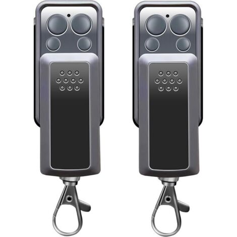 2 pour 114253 AVIDSEN Télécommande Motorisation Portail Porte de Garage Garantie de 3 Ans