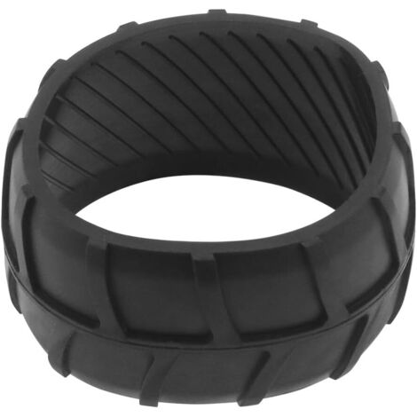 2 protectores de rueda de goma para cortacésped, ajuste de rueda delantera, compatible con Worx Landroid M500, M700, S300 y M1000.