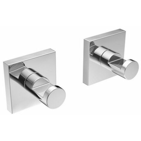 2 PZ APPENDIABITI MOD. HOTEL MAISON Cromo cm 5 x h. 5 x 4,5