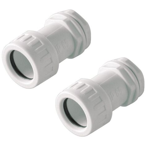 2 PZ Bloccatubo Raccordo Tubo Scatola Diametro 25mm per Tubo Rigido IP65