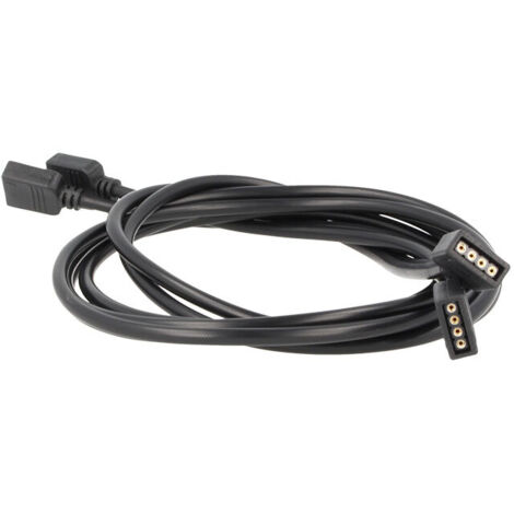 2 PZ Cavo Prolunga 1 Metro con Connettori Femmine 4 Buchi Entrambi i Lati per Striscia LED RGB