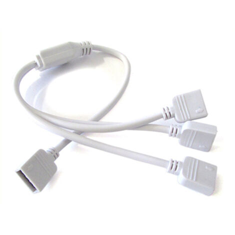 2 PZ Connettori Splitter da 1 Cavo RGB a 3 Cavi Prese RGB Femmine