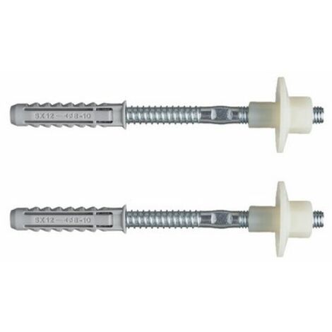 2 PZ ELEMENTI DI FISSAGGIO FISCHER PER LAVABI SEMI-INCASSO WD 120