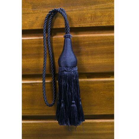 2 pz embrasse in cotone per tenda Shantou 25 cm blu tende tendaggio