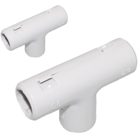 2 PZ Giunto T Ispezionabile Reversibile per Tubo Rigido 16mm IP40