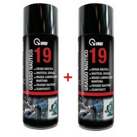 2 pz Grasso Nautico Lubrificante Idrorepellente Spray Bomboletta da 400ml VMD 19