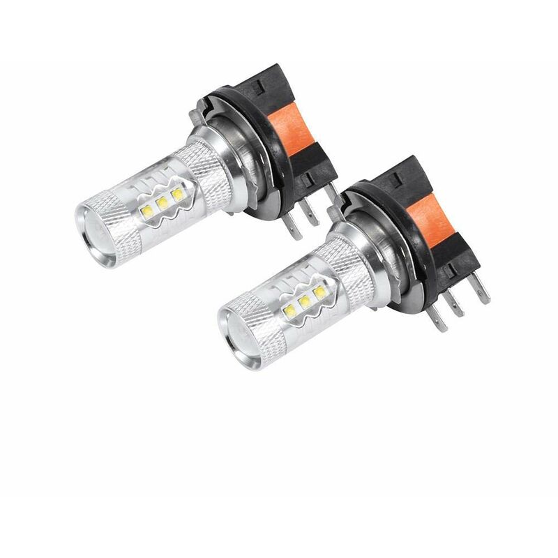 2 pz hid Bianco 80 w H15 led Lampadina Luci Auto