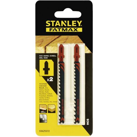 2 Pz lame fresate per metallo attacco U piranha X25752 taglio fine 60 mm B&D