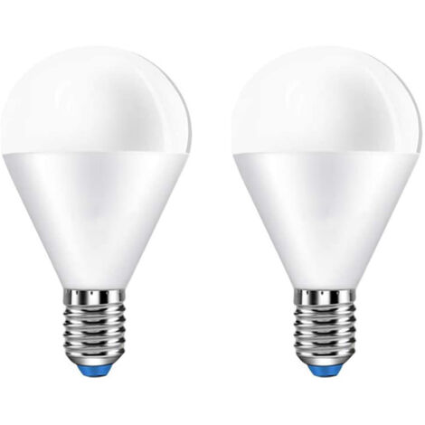 2 PZ Lampada A Led E14 P45 G45 8W Bianco Freddo 6500K 720 Lumen