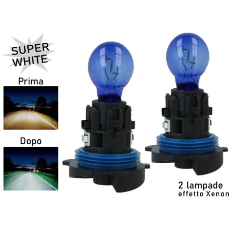 2 PZ Lampada HP24W 12V 24W Super White Luci Diurne Peugeot 3008 5008 Citroen C5