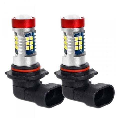2 PZ Lampada LED HB4 9006 12-24V 400lm 8W Bianco Freddo Per Fendinebbia Auto