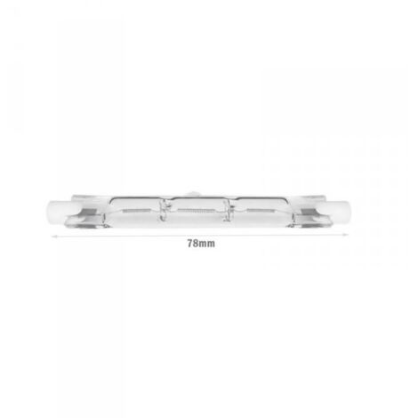 2 PZ Lampade Alogena Dimmerabile, Lampada R7S 78mm 120W 2215 Lumen Bianco Caldo 2800K