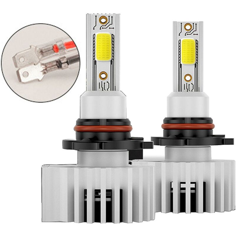 2 pz Lampadine Led 6600lm H1 H4 Led H7 H11 Lampada...