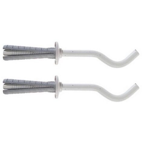 2 PZ MENSOLE PER RADIATORI IN GHISA TF 7  FISCHER 100 Bianca