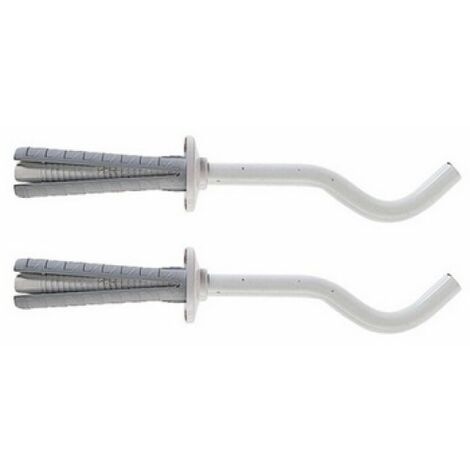 2 PZ MENSOLE PER RADIATORI IN GHISA TF 7  FISCHER 125 Bianca