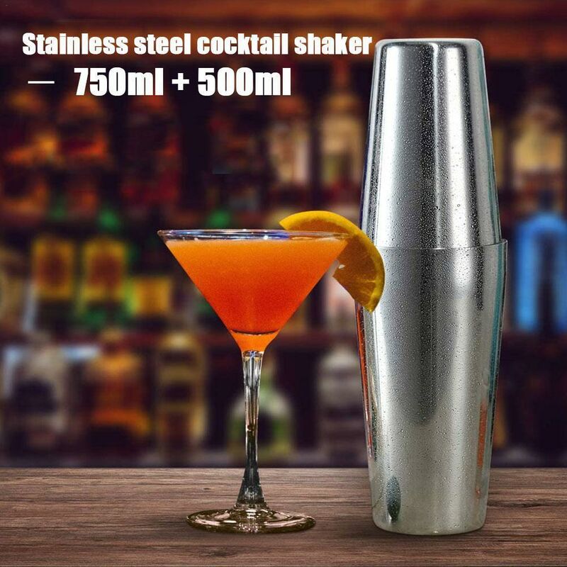 Fuienko - 2 pz/set in acciaio Boston Shaker