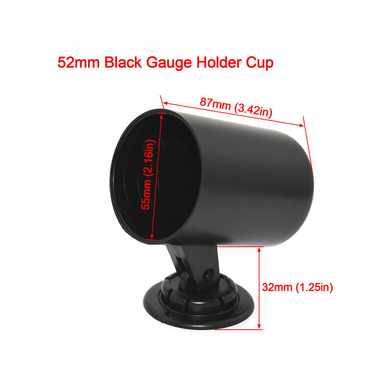 2 52mm 7 colori LED doppio Display