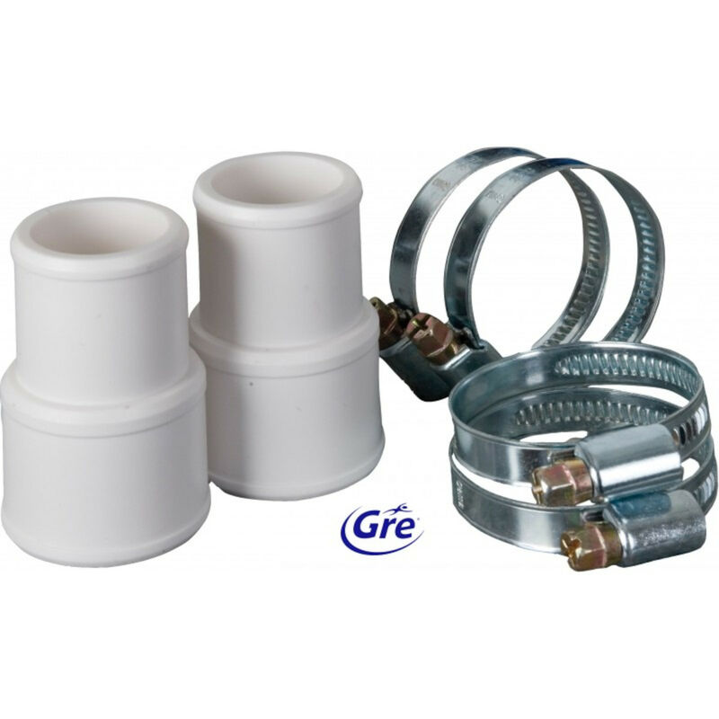 GRE - Manchons de branchements de tuyaux 38/32 mm + colliers ar511
