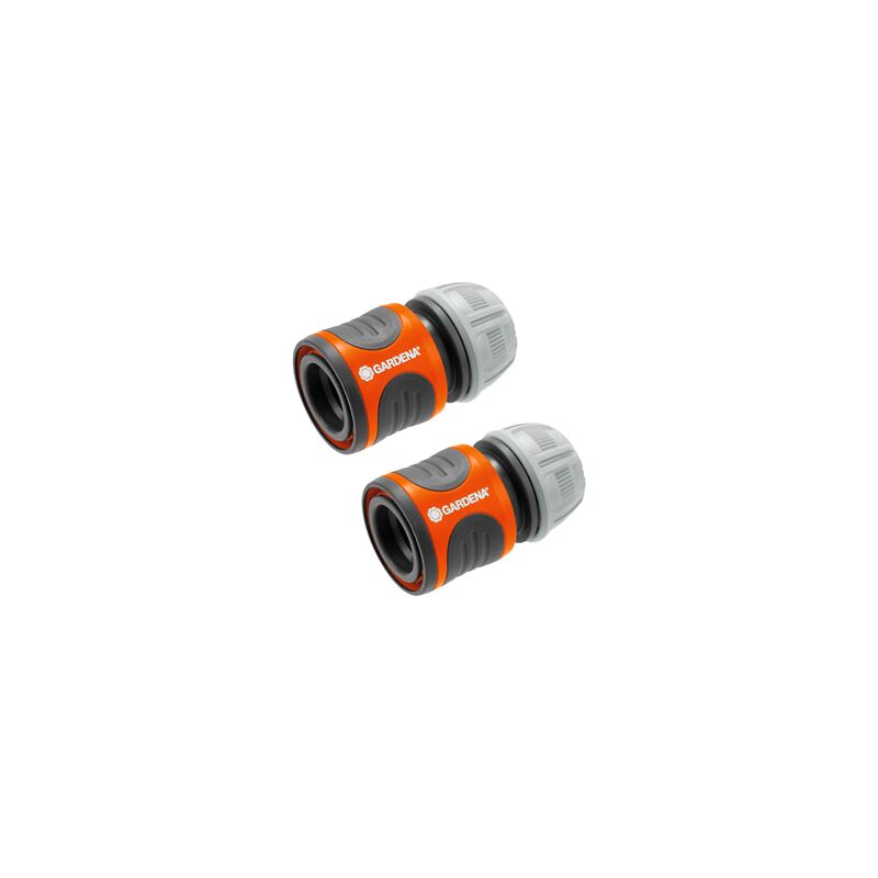 2 raccords d'arrosage rapides 13 mm (1/2') et 15 mm (5/8') (18281-20). - Gardena