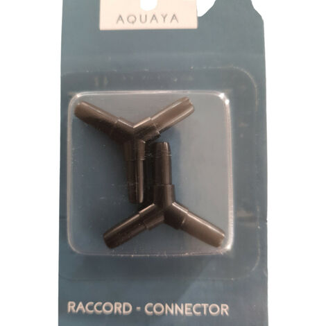 2 Raccords en Y, transparent, pour tuyaux d'air, aquarium - animallparadise - Transparent