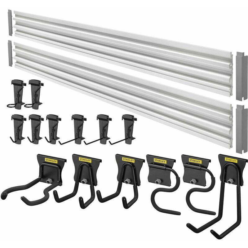 

Stanley ® - Stanley STST22000-1 2 raíles Vesatrack + 18 ganchos variados