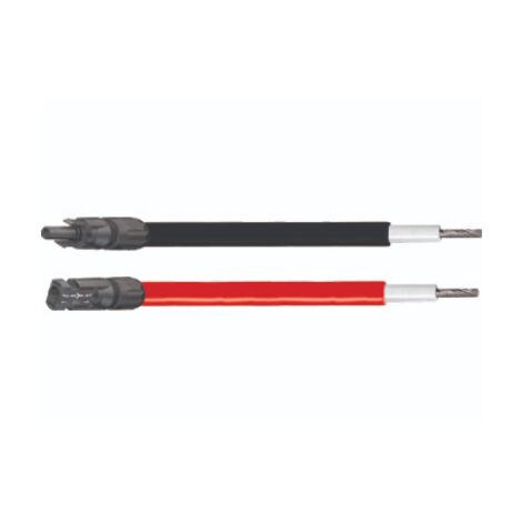 2 rallonges solaires avec MC4 de 3M noir et rouge 6mm2
