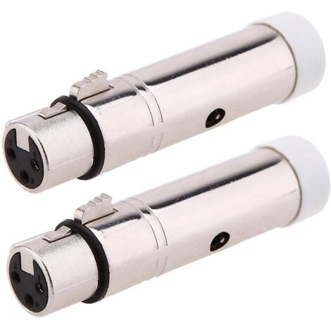 2 récepteurs sans fil XLR femelles pour éclairage LED de scène et de fête, contrôleur DMX512 2,4 GHz