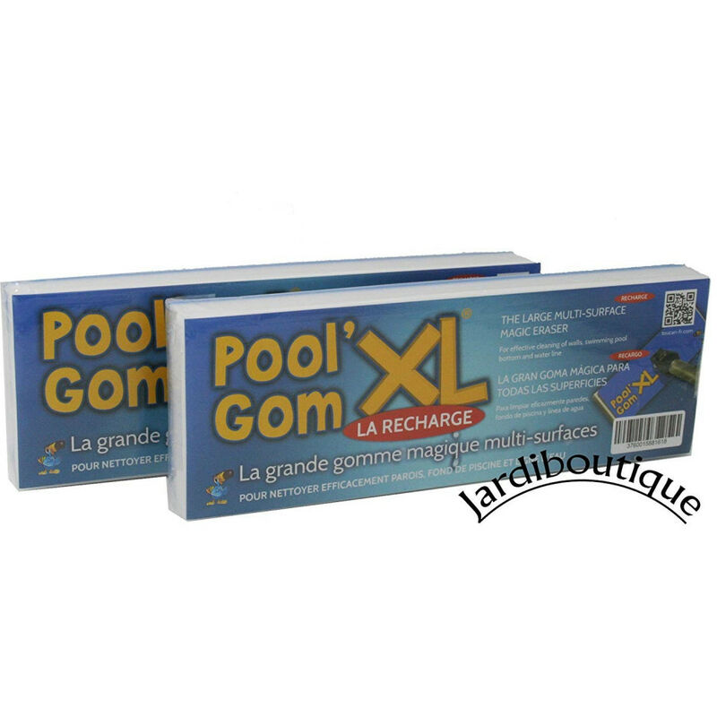 Jardiboutique - 2 Recharges pour Tête de Balais - Pool Gom XL