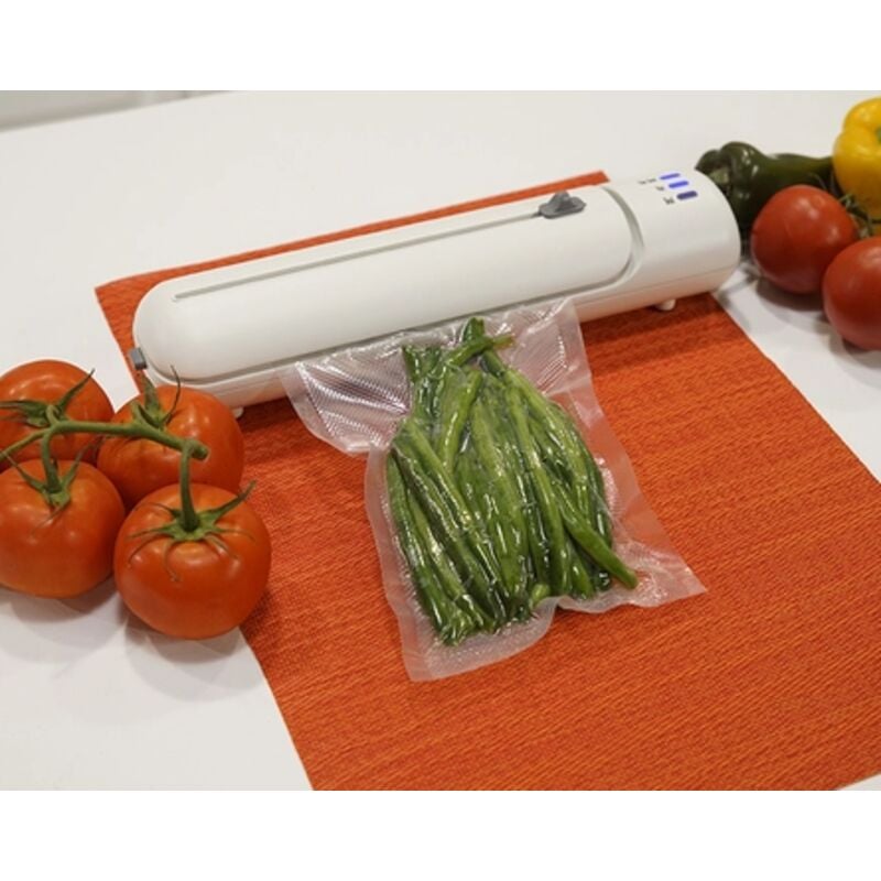 Blanc Machine sous vide alimentaire Venteo Appareil sous vide pour aliments - Personnalisation de vos portions - Viandes/poissons/liquides/marinades