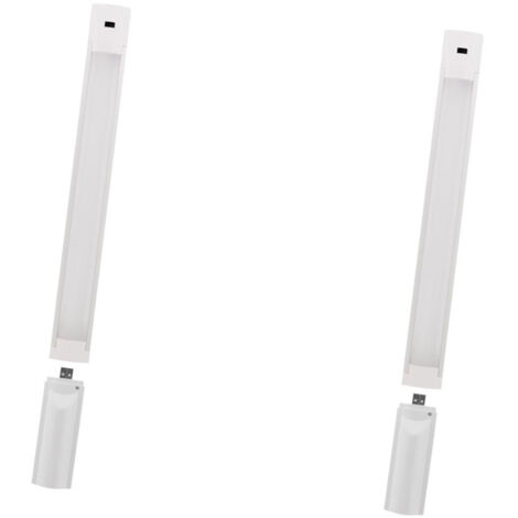 2 réglettes LED rechargeables USB + capteur 201W - Zenitech