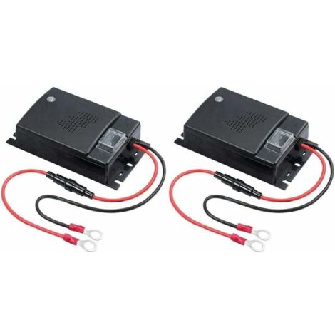 2 repelentes ultrasónicos, repelente automático ultrasónico para mascotas/ratones/ratas, 12 V, control automático de plagas, repelente de roedores para vehículos, protección vehicular