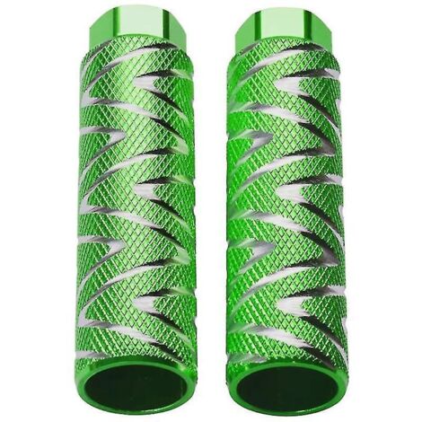 2 repose-pieds de vélo en alliage d'aluminium pour BMX, compatibles avec les axes de 3/8 pouce.