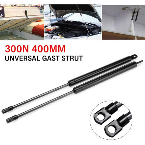 2 resortes de gas de 400 mm y 300 N para soporte de elevación universal de automóviles