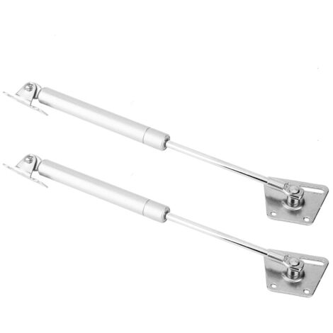 2 Ressorts à Gaz 100N pour Meubles, Tiges de Levage Pneumatique pour Portes Battantes (Embout en Acier)