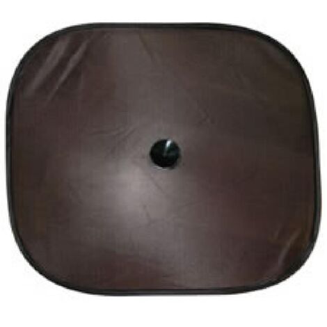 2 Rideaux lateraux ventouse unis 44x38