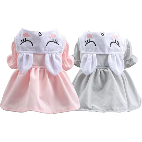 2 robes d'été pour petits chiens PCS (XL, 50-54cm)