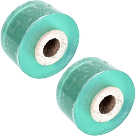2 rollos de cinta de injerto, elástica, para árboles, para reparar plantas, transparente, para brotes y plantas, 3 cm