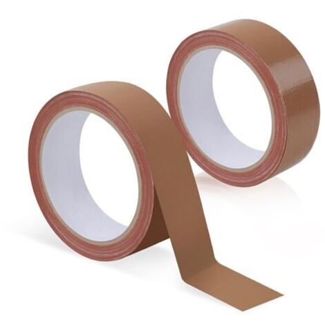 2 rotoli di nastro adesivo, 10 metri x 3 cm, nastro telato adesivo, ideale per riparazioni domestiche, progetti fai da te, riparazioni auto e attività all'aperto.