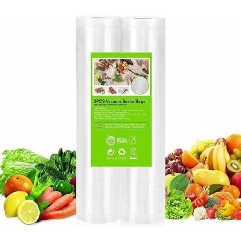 Rotoli Sottovuoto KitchenBoss 28x500cm - 3 Rotoli Per Conservazione Alimenti E Cottura Sous Vide - Foto 9
