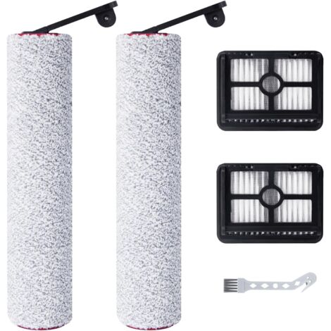 2 Rouleau Brosse, 2 Filtre HEPA, 1 Brosse Nettoyage, Compatible Dreame H12 Pro H12 Dual G10 Pro