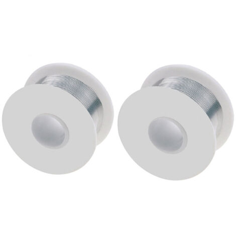 2 rouleaux de fil de soudure sans nettoyage au plomb fil de soudure 0.4/0.5/0.6 fil d'étain fil d'étain（0.4mm）