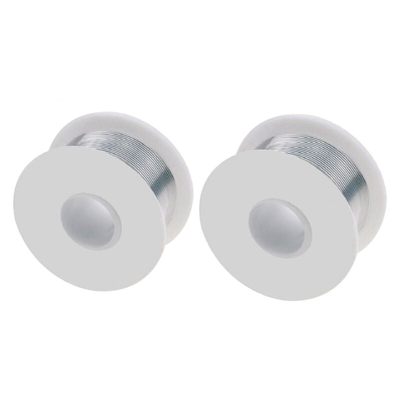 Ensoleille - 2 rouleaux de fil de soudure sans nettoyage au plomb fil de soudure 0.4/0.5/0.6 fil d'étain fil d'étain(0.4mm)